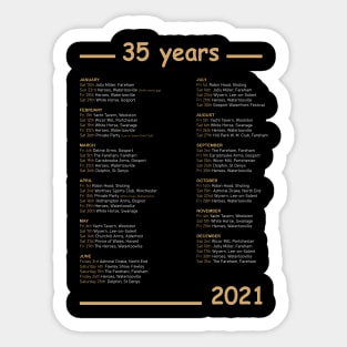 Dates Sticker